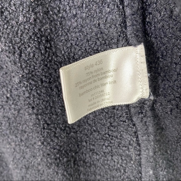 Barefoot Dreams Black Cozy Chic Lite Calypso Wrap Cardigan Sweater - Picture 6 of 7